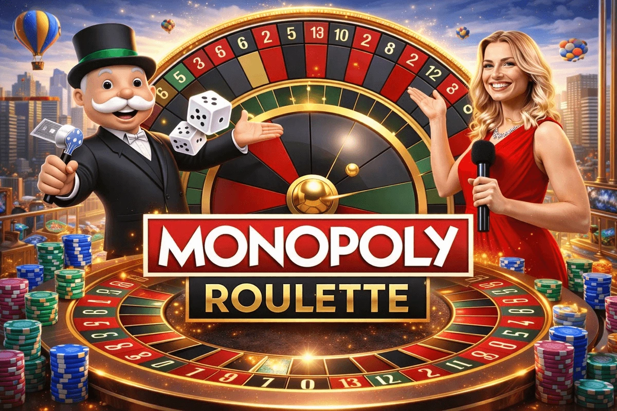 Monopoly Roulette - the live game show by Evolution under Hasbro licence